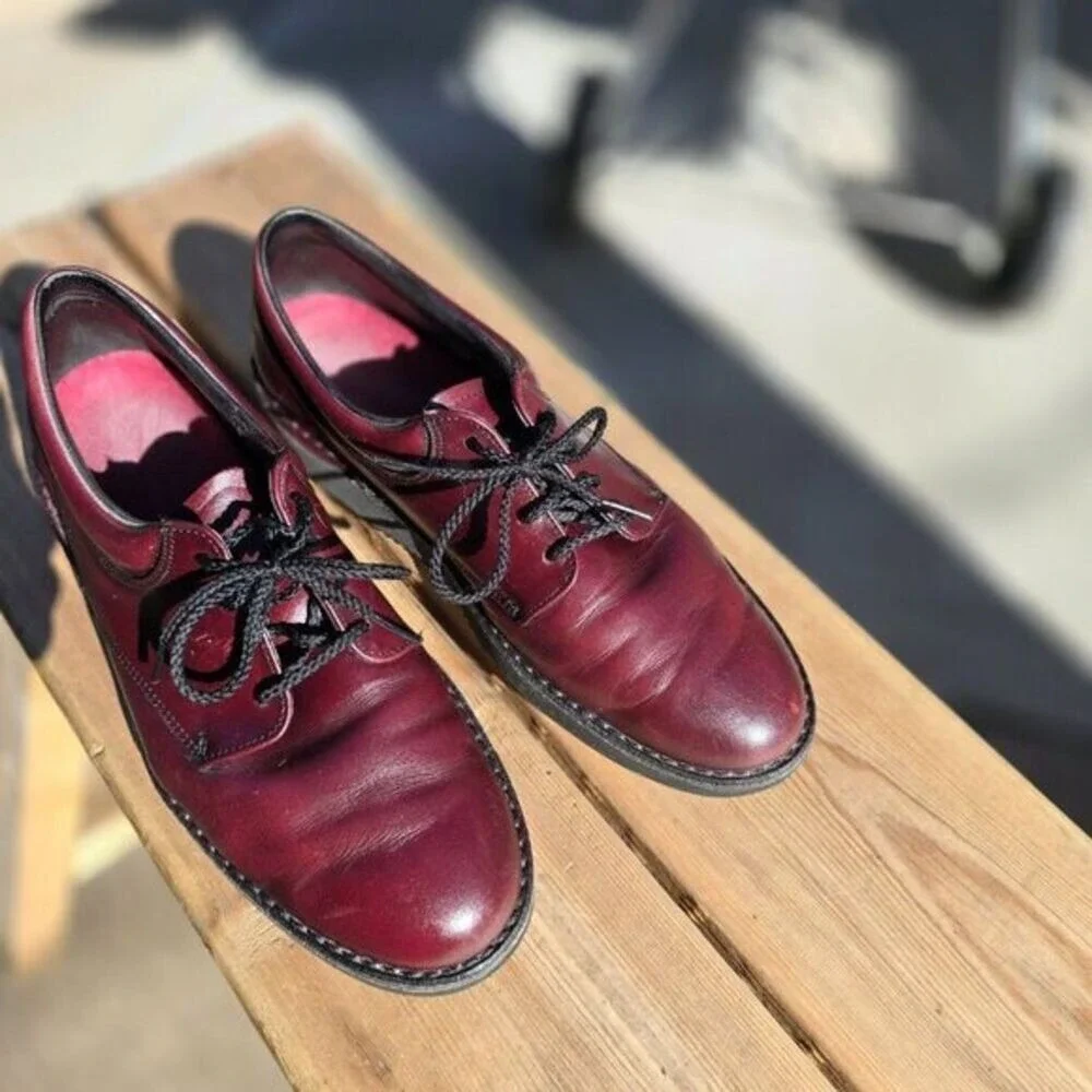 Eva Tech‎ 379 Men's dress shoes size 9.5 B Brown/Burgundy